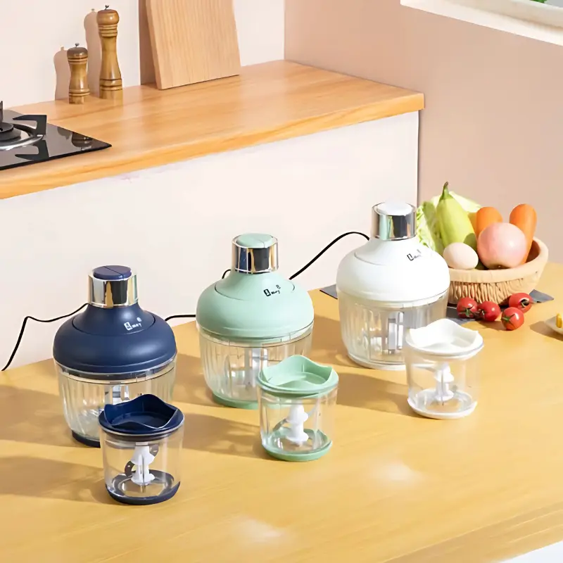 Máy xay thịt thuỷ tinh 2 cối AMEY - AM001