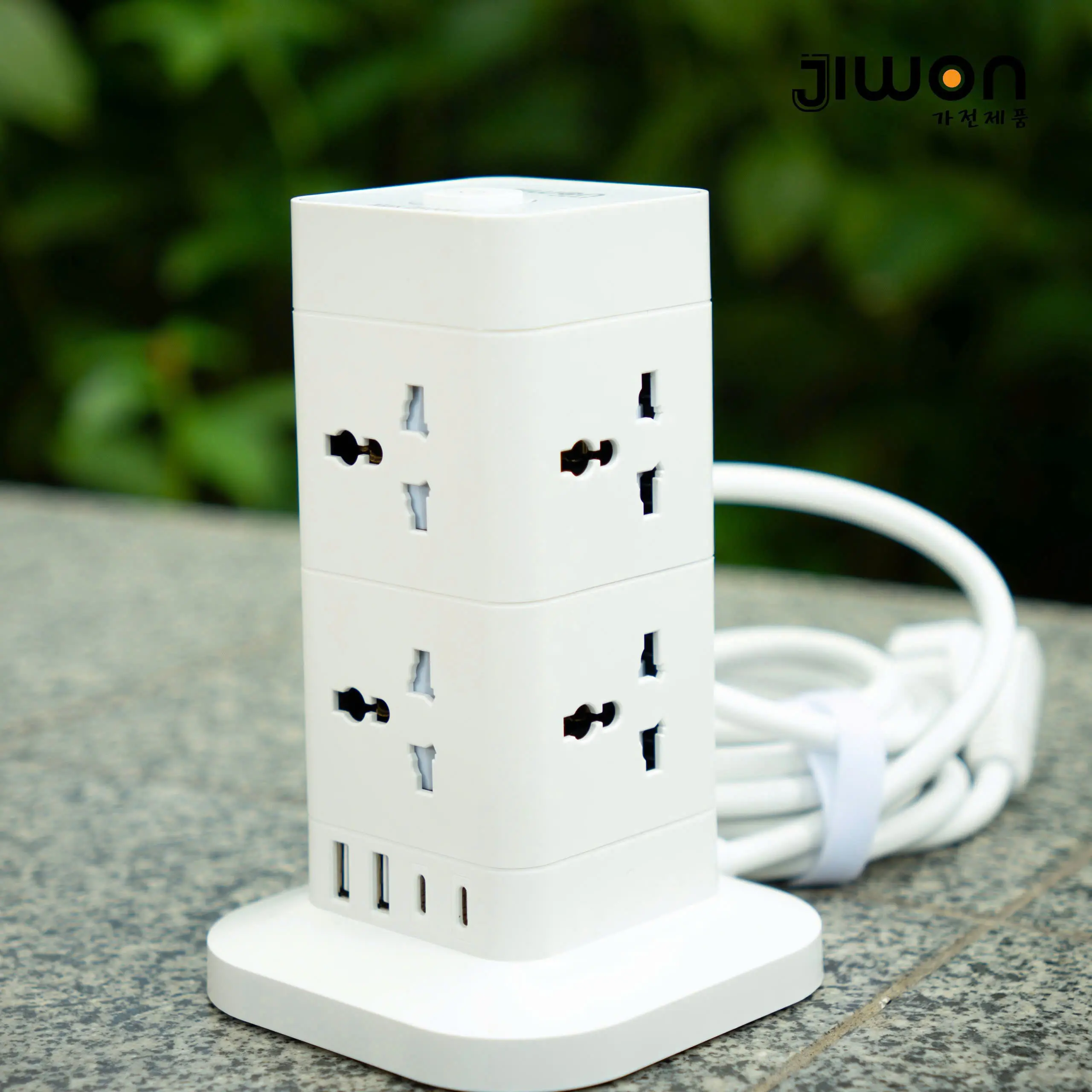 Ổ Cắm điện đa năng JIWON JWD-T0619, tích hợp cổng USB và Type C có sạc nhanh