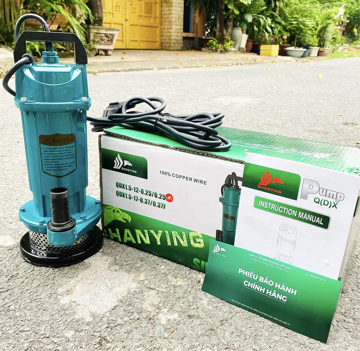 Các ưu điểm của máy bơm Shanying